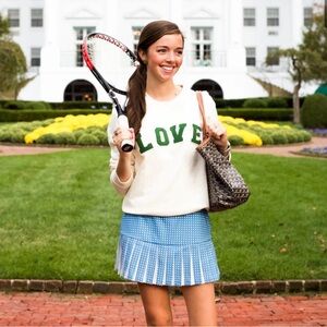 Tory Burch White tennis Sweatshirt